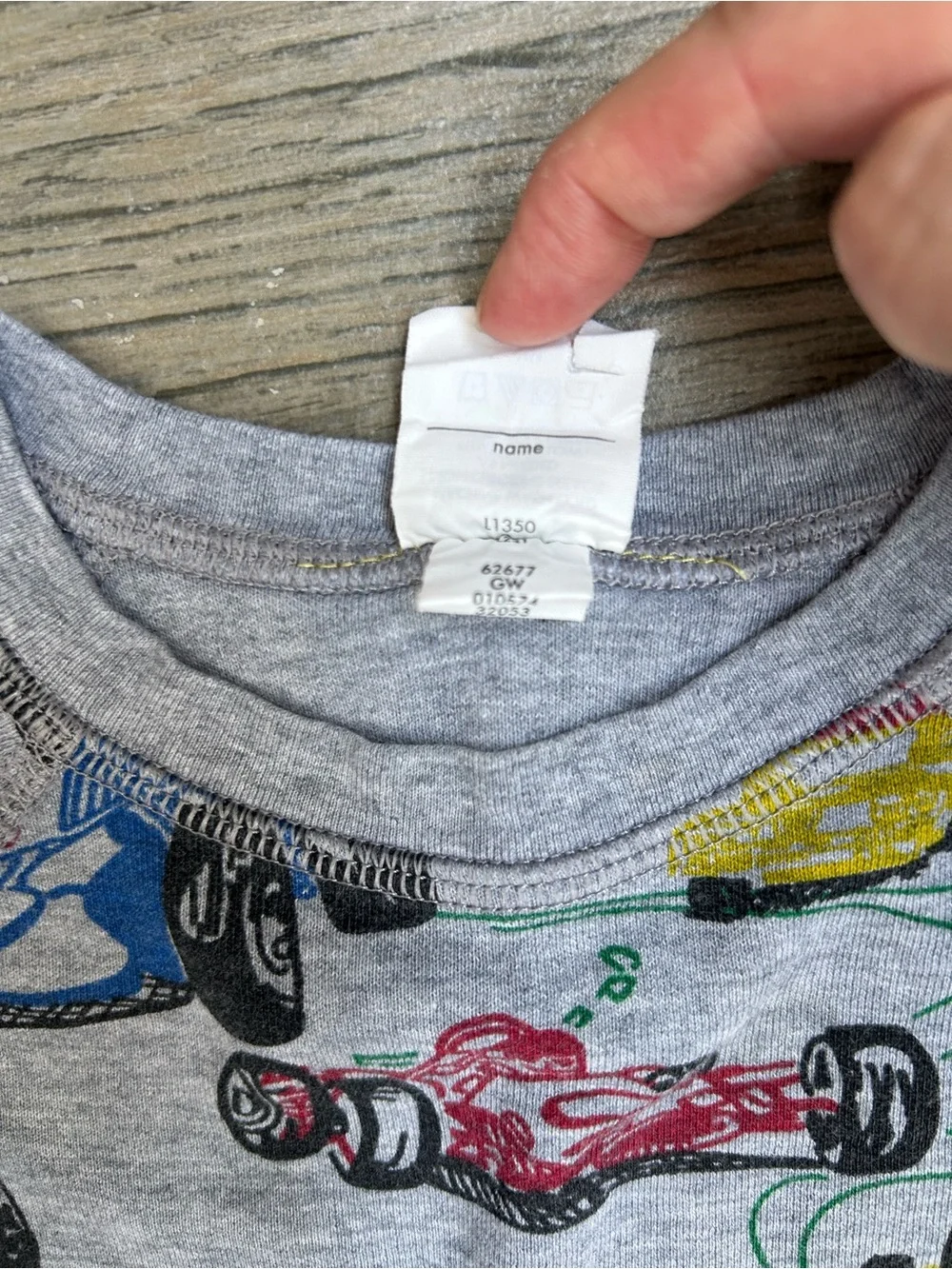 Hanna Andersson Race Car pattern pullover and pants set